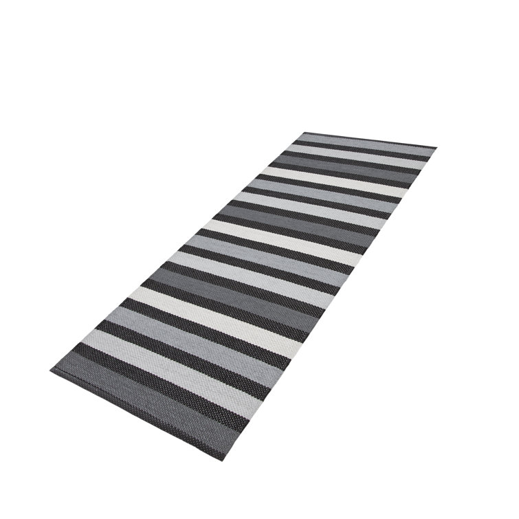 August Grove Ridgewood Braided Black Indoor/Outdoor Rug Wayfair.co.uk